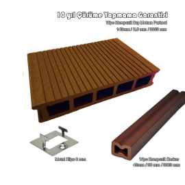 PREMİUM Kompozit Ahşap Deck Parkesi